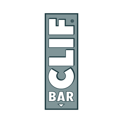 Markenlogo CLIF Bar in Grau